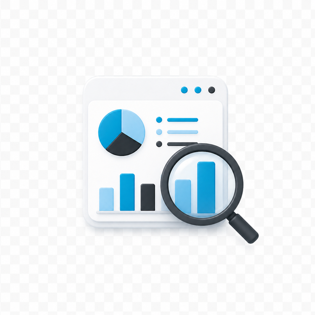 Illustration Transparenz durch Analyse und Dashboard